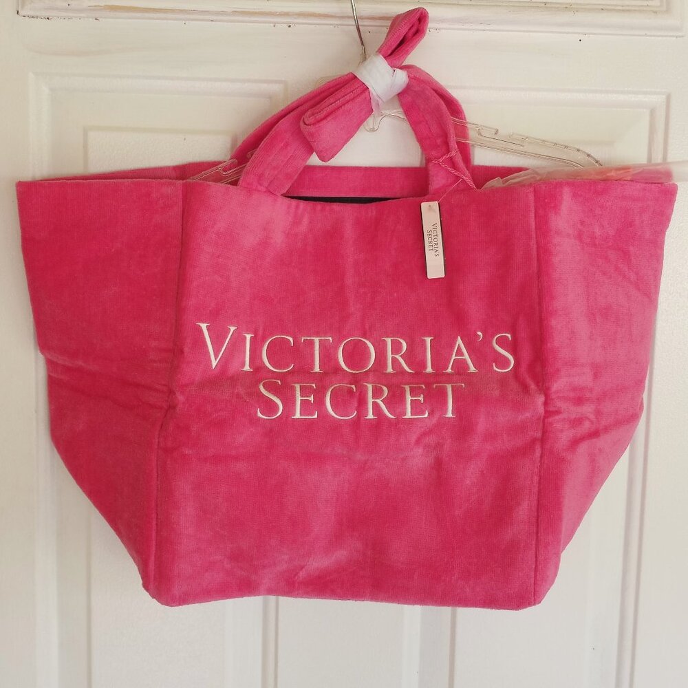 Victoria's Secret terrycloth tote